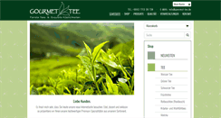 Desktop Screenshot of gourmet-tee.de